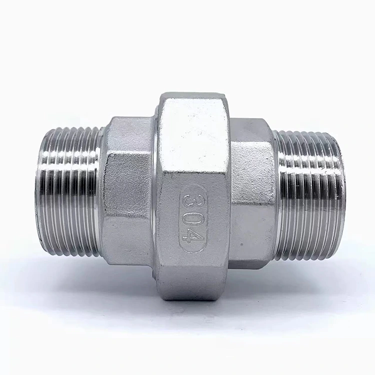 Unión dobre rosca macho para fontanería