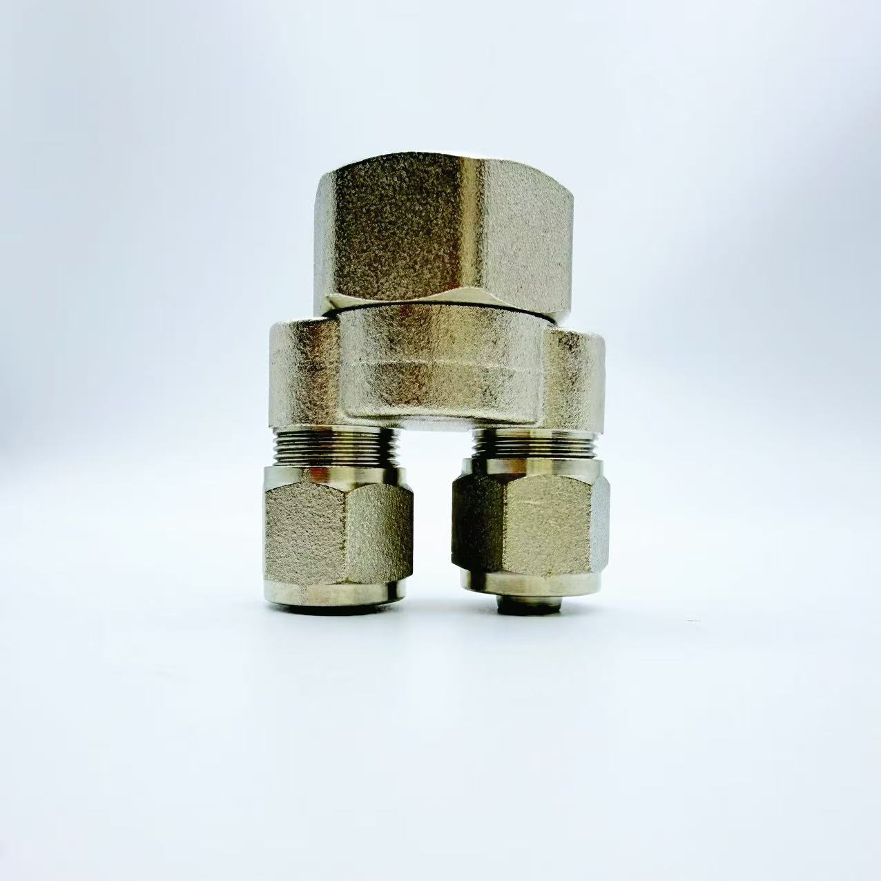 Conector de ramal de dobre virola en forma de Y roscado hembra