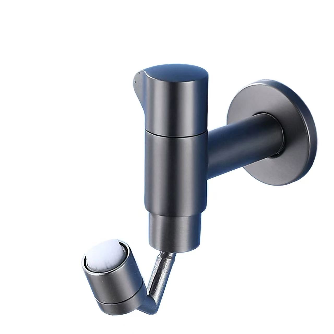 Grifo de fregona universal gris pistola