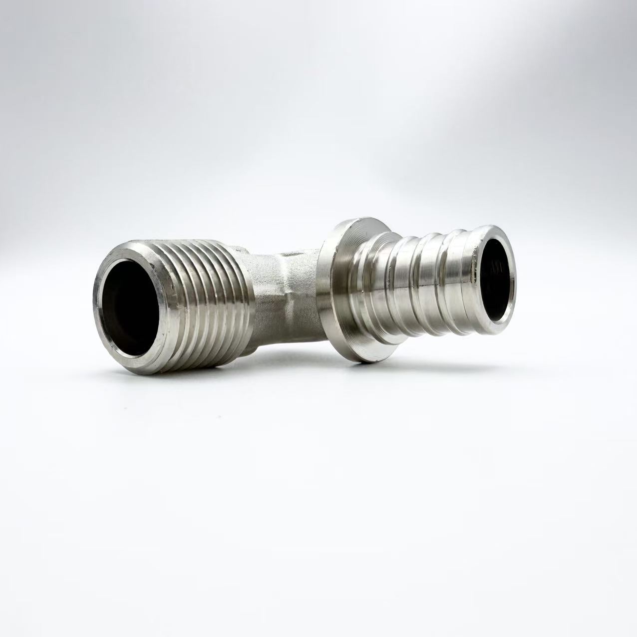 Codo Push-Fit roscado macho