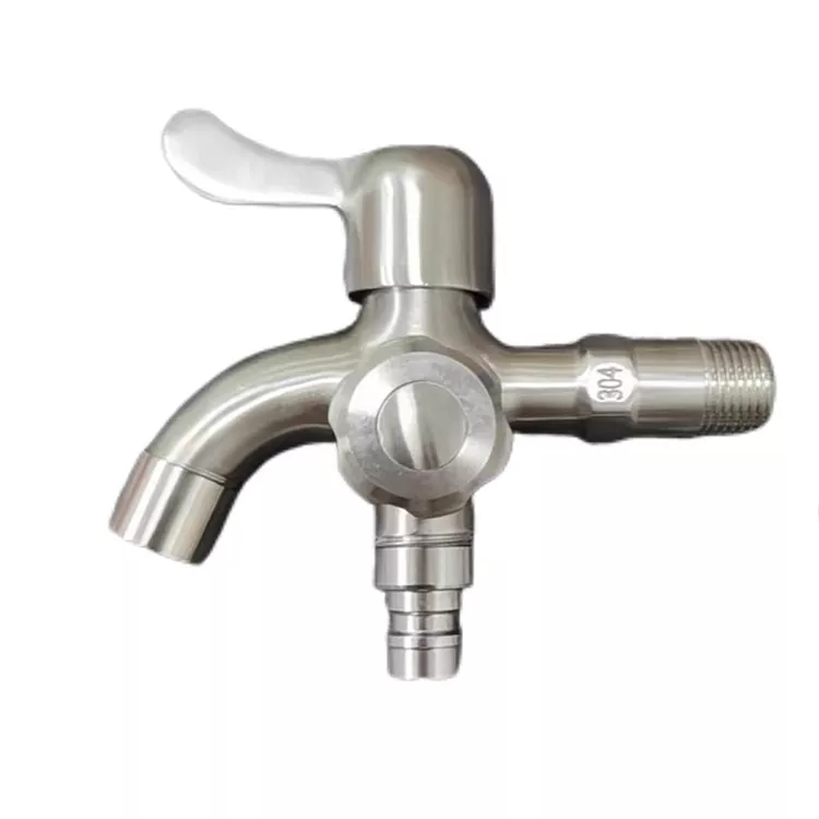 Grifo de apertura rápida de dobre saída