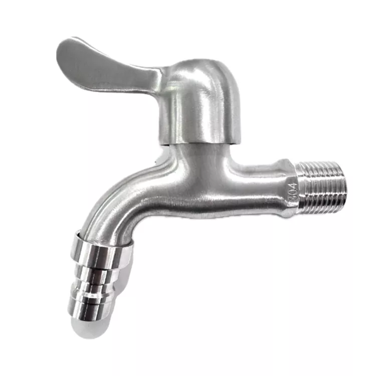 Grifo único para lavadora de auga fría